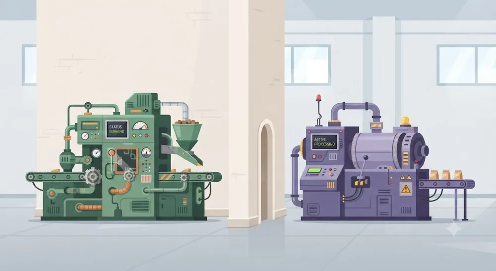 Two separate systems, deliberately apart